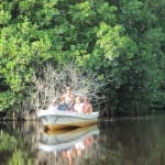 Lagoon tour with Sanders